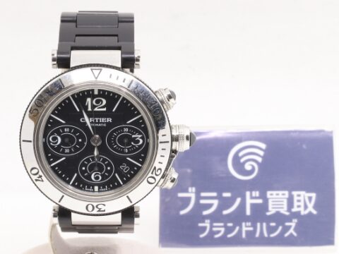 カルティエ パシャシータイマー W31088U2