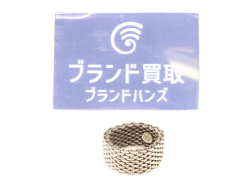 ティファニー 925 サマセット メッシュリング 9.0g