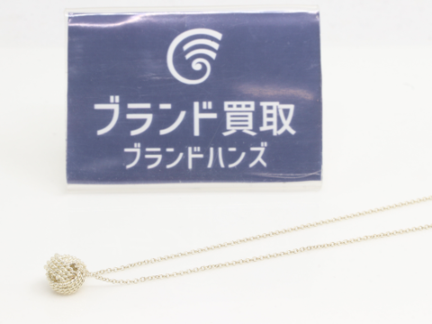 ティファニー 925 サマセット ツイストノットメッシュ ネックレス チェーン40cm