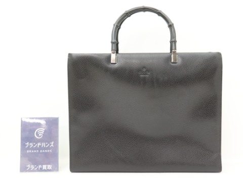 グッチ バンブー ビジネスバッグ