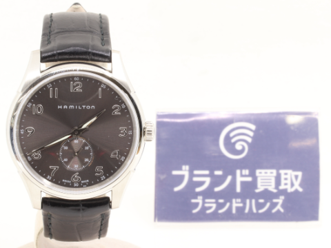 ハミルトン ジャズマスター H384110 SS×レザー QZ
