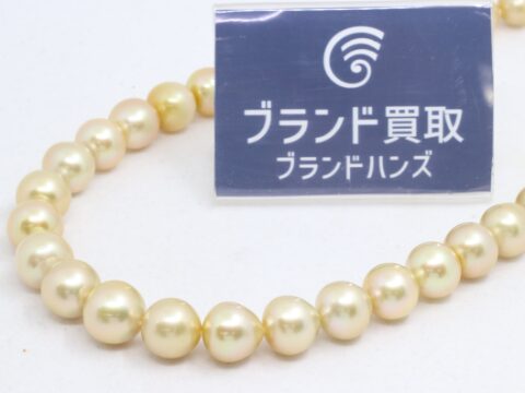 ゴールデンパール SV留具 78.38g ネックレス