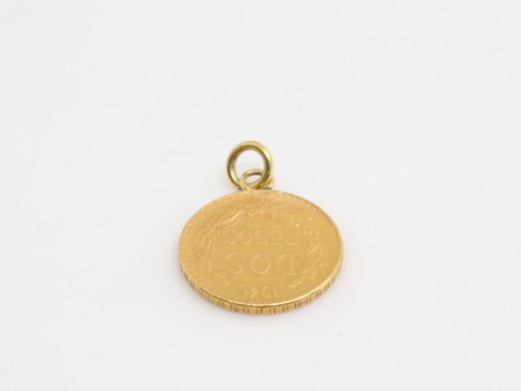 K21.6(21.6金) ペソ金貨トップ 1.7g