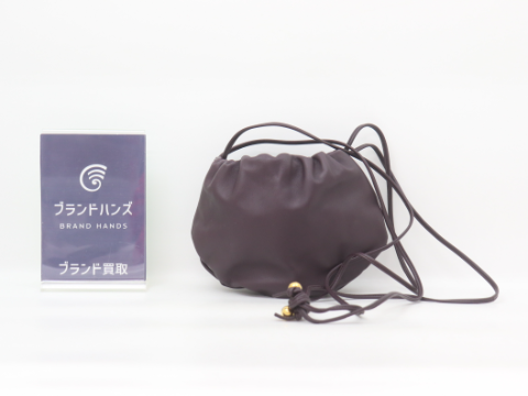 ボッテガヴェネタ ミニ ザ バルブ レザー ショルダーバッグ