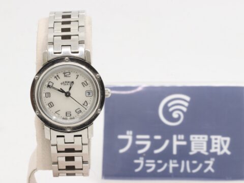 エルメス クリッパー ナクレ CL4.210 QZ SS