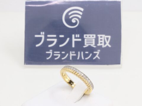 ブシュロン キャトル ラディアント マリッジ ハーフダイヤリング PG×WG 4.0g