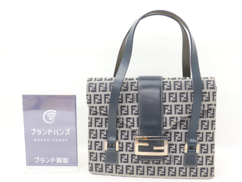 フェンディ ズッキーノ キャンバス レザー