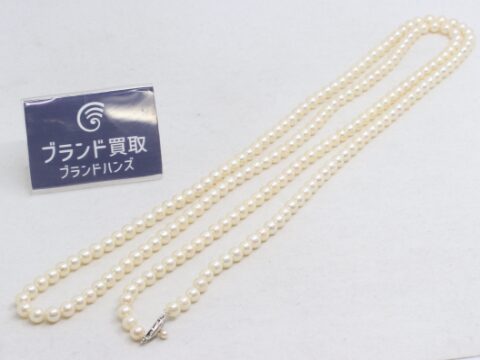 パール K14 ロング ネックレス