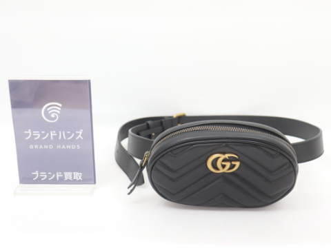 グッチ GGマーモント レザー ブラック 476434