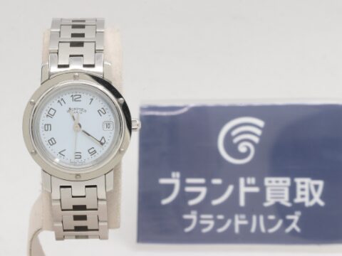 エルメス クリッパー CL4.210 SS 白文字盤 クォーツ