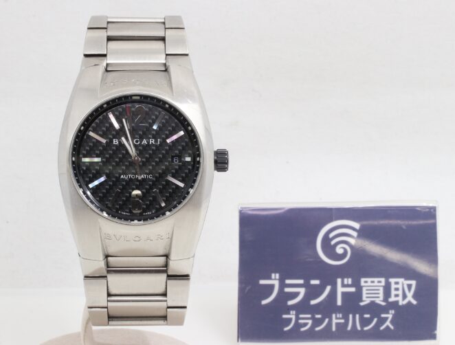 ブルガリ エルゴン EG40S 黒文字盤 SS 自動巻き