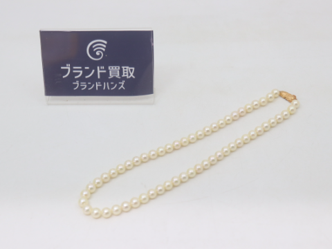 K18留め具 パールネックレス P7.0mm 30.4g