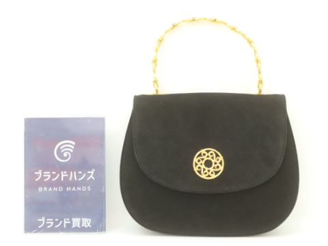 セリーヌ スエード メタルハンドル 2wayバッグ