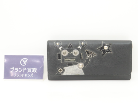 プラダ サフィアーノロボ 二つ折り 長財布 1MH132