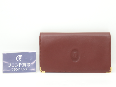 カルティエ マストライン 三つ折り長財布