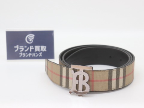 バーバリー ノヴァチェック ベルト