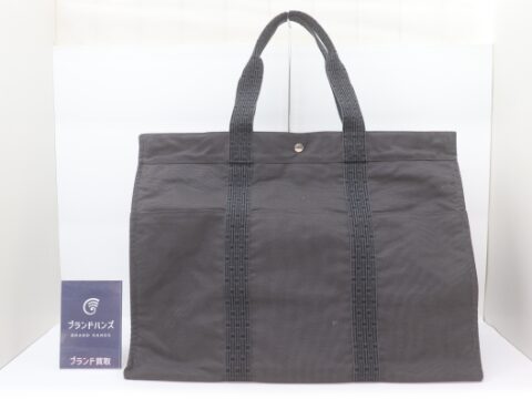 エルメス エールライン TGM キャンバス グレー