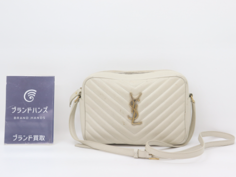 サンローラン ルーカメラ レザー ホワイト 574494