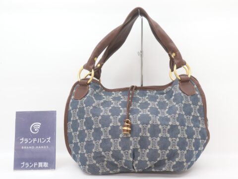 セリーヌ デニム ショルダーバッグ