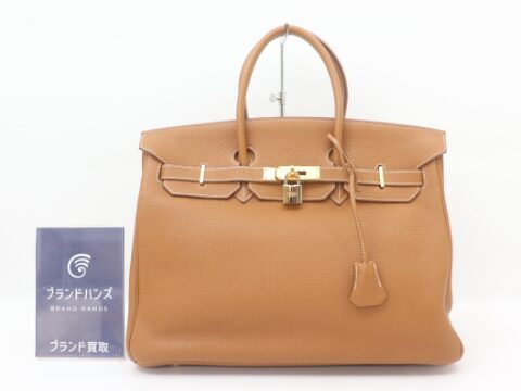 エルメス バーキン35 トゴ ゴールド G金具 ▢J刻印