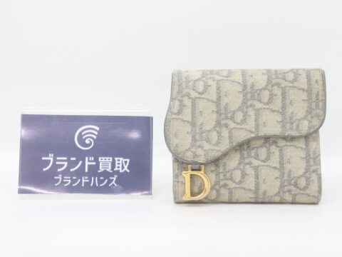 ディオール サドル オブリーク キャンバス グレー