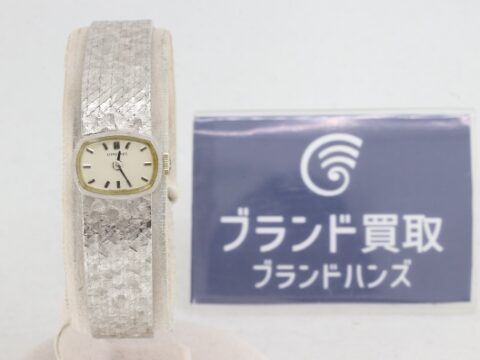 ロンジン K18WG レディース 手巻き