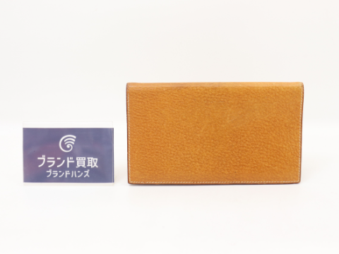 エルメス ピッグスキン 手帳カバー 〇V刻印
