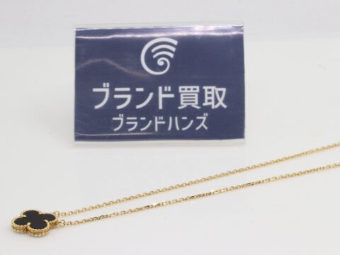 ヴァンクリーフ＆アーペル ヴィンテージアルハンブラ K18YG オニキス 5.1g