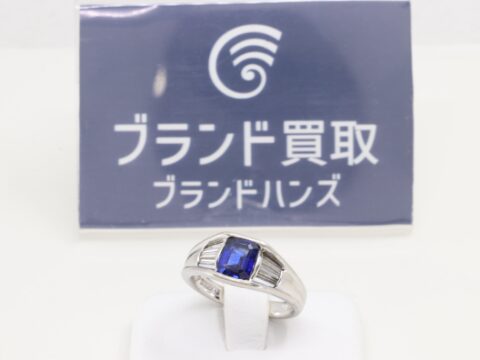 サファイア S1.45ct D0.38ct リング