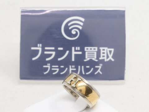 エルメス Hロゴ SV925 K18WG シルバー イエローゴールド 8.7g