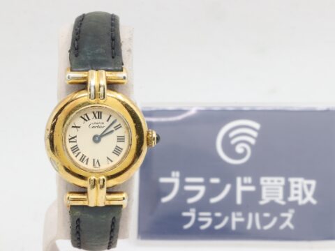 カルティエ マストヴェルメイユ コリゼ SV925 レザー QZ