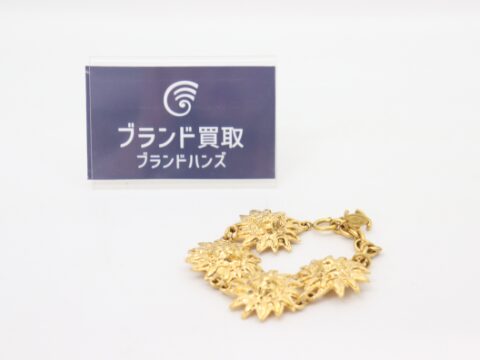 シャネル ライオン ブレスレット ゴールド