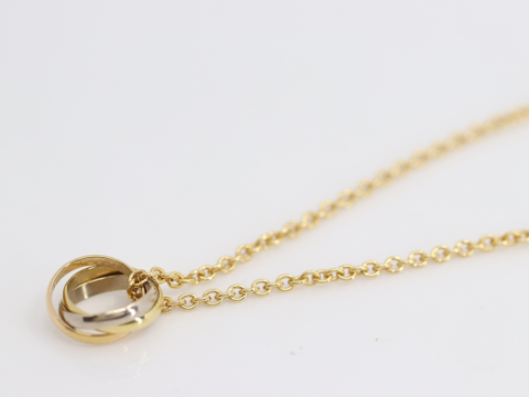 カルティエ 750 トリニティ ネックレス 8.7g