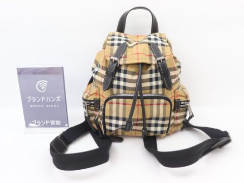 バーバリー ノバチェック バックパック