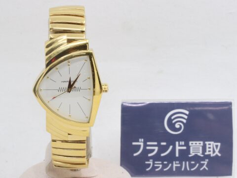 ハミルトン ベンチュラ SS QZ ゴールド H243010