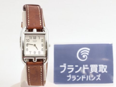 エルメス ケープコッド CC1.210 SS QZ ホワイト文字盤