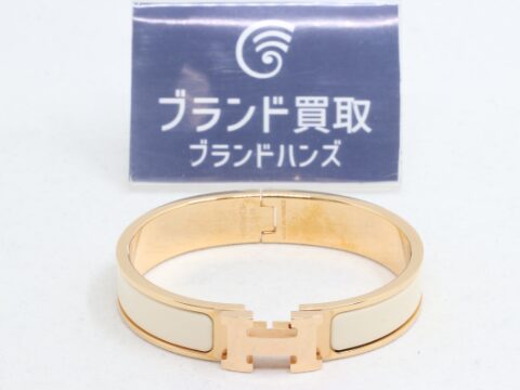 エルメス クリックH ベージュ ゴールド金具