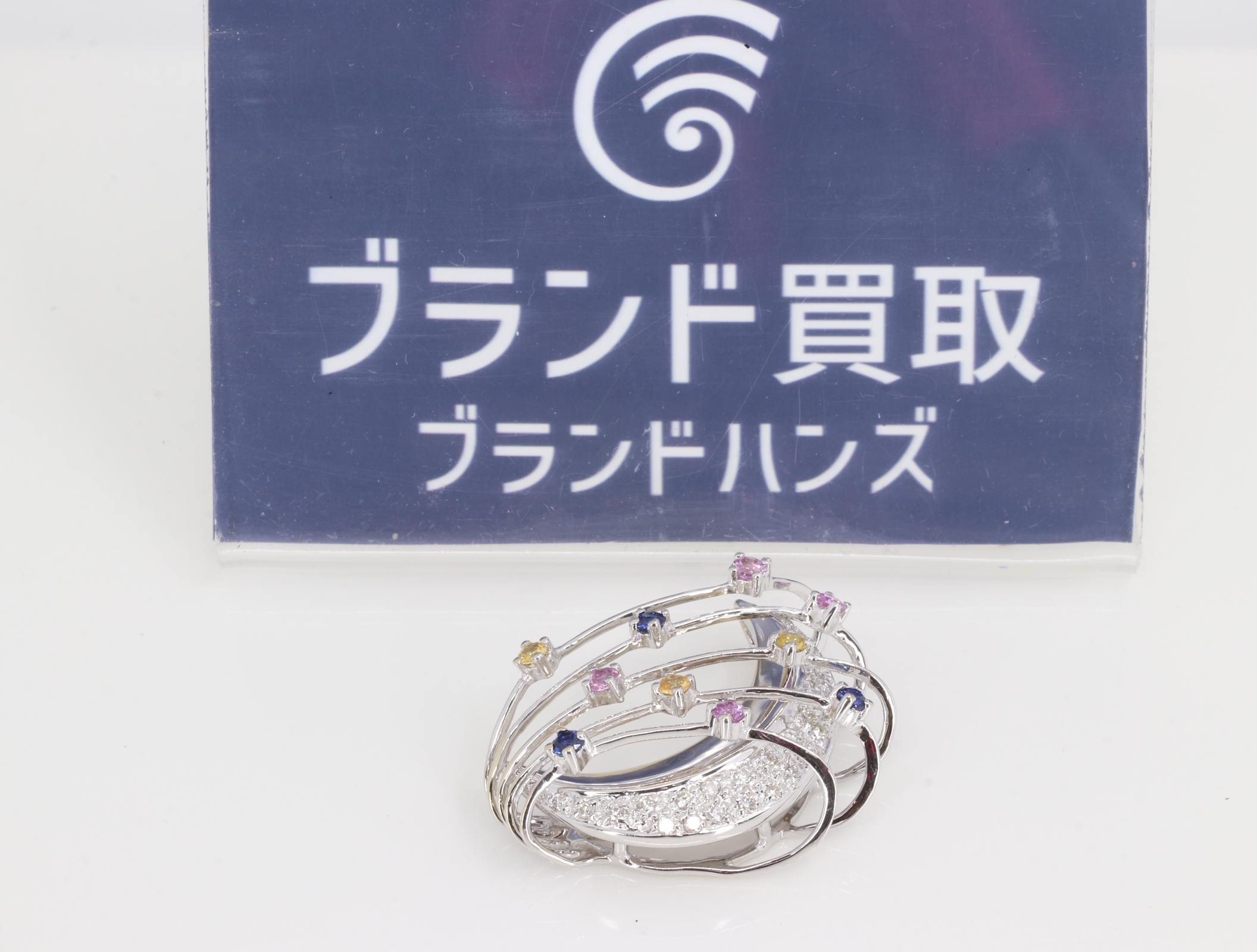 サファイア 0.40ct D0.15ct トップ