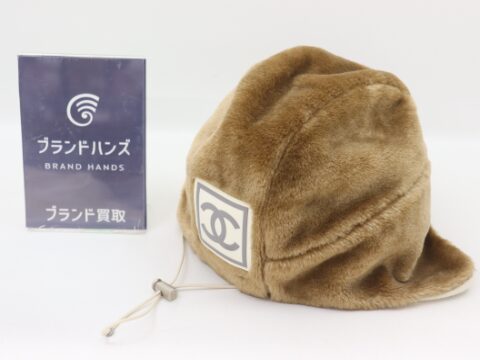シャネル スポーツ ココマーク ファー ブラウン