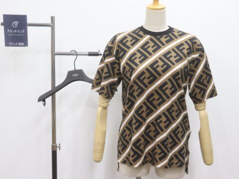 フェンディ ズッカ柄 Tシャツ コットン FS7011 サイズXXS