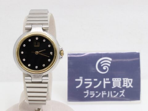 ダンヒル ミレニアム 12Pダイヤ 黒文字盤