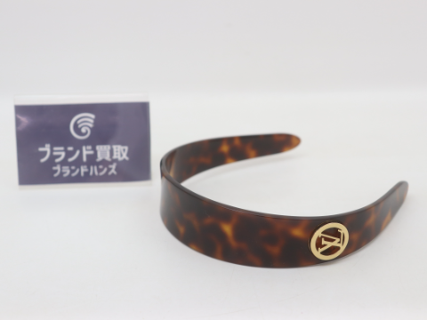 ルイヴィトン ヘッドバンド LVサークル べっ甲 M02980