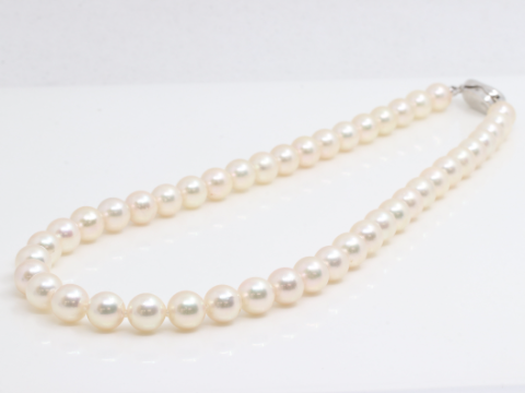 パール 8.8mm SV刻印 ネックレス