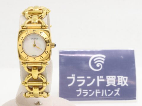 グッチ 6400L GP クオーツ シェル文字盤