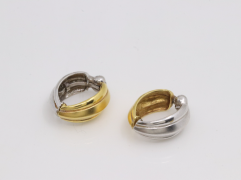 K18/K18WG イヤリング 4.6g