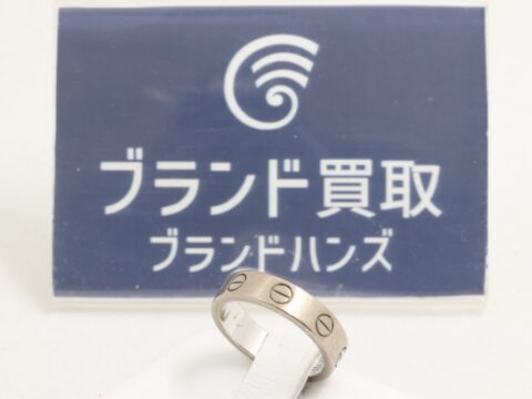 カルティエ ミニラブ 1PDダイヤ K18WG 4.1g