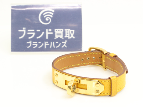 エルメス ケリー レザー ブラウン ゴールド金具 〇Y刻印