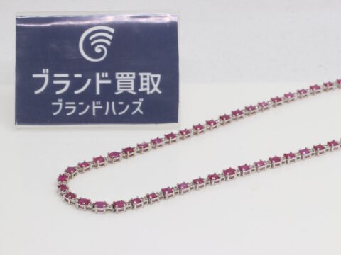 K18 ルビー ネックレス 15.0ct