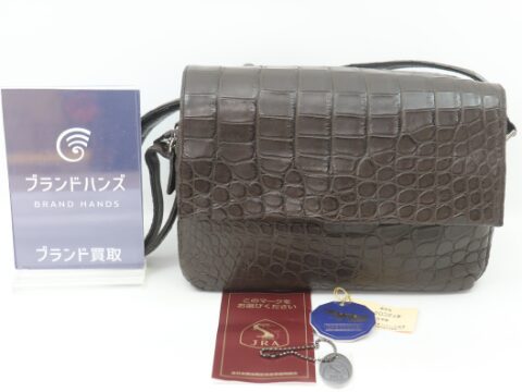 JRA クロコ ショルダーバッグ