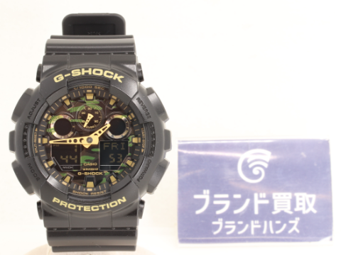 カシオ Gショック ラバー GA-100CF-1A9JF